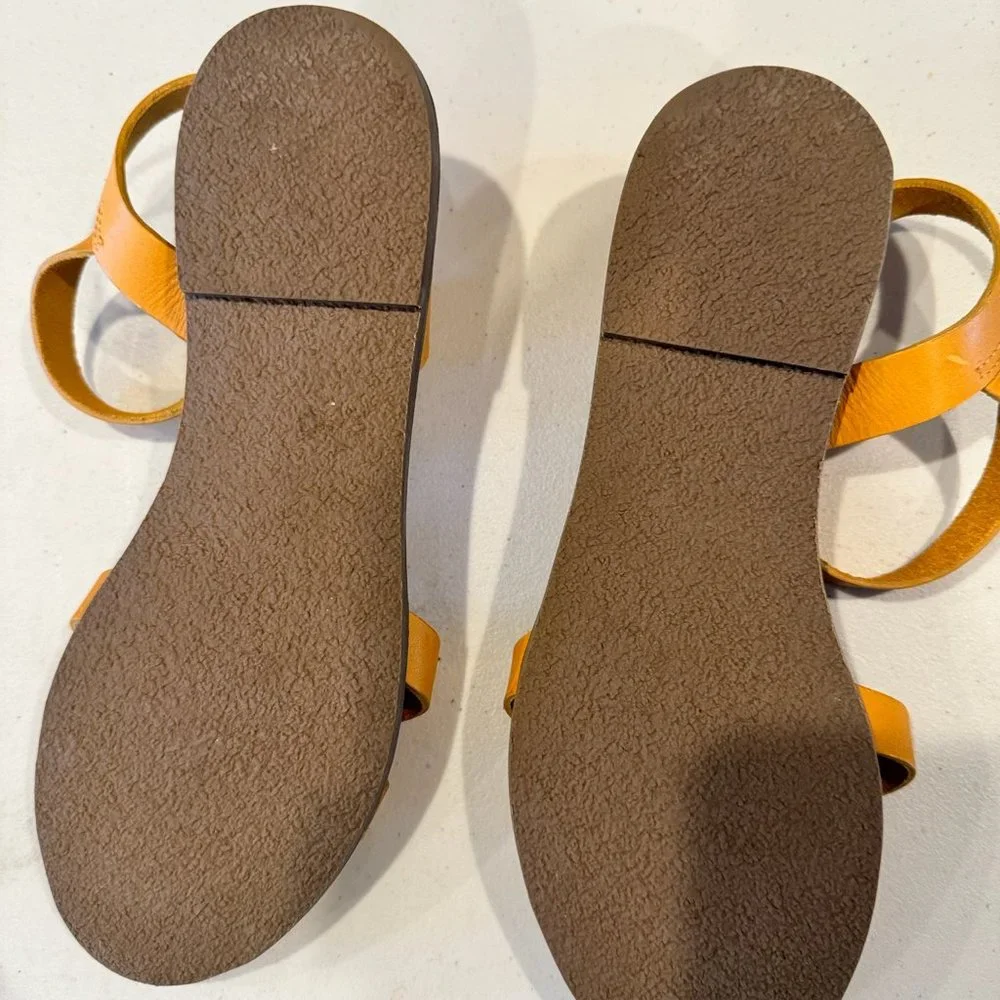 WOMEN'S LEATHER SANDALS - Picture 3 of 5